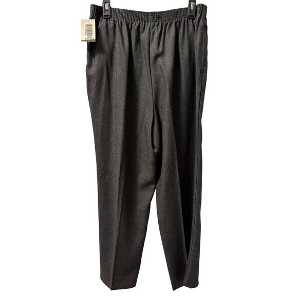 BonWorth Womens Dark Gray Elastic Waist Pull-On Pants Sz PL pants. NWT - Picture 9 of 12